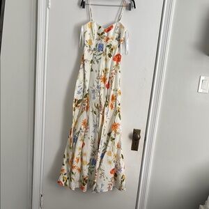 Floral Maxi Dress with Spaghetti Straps
